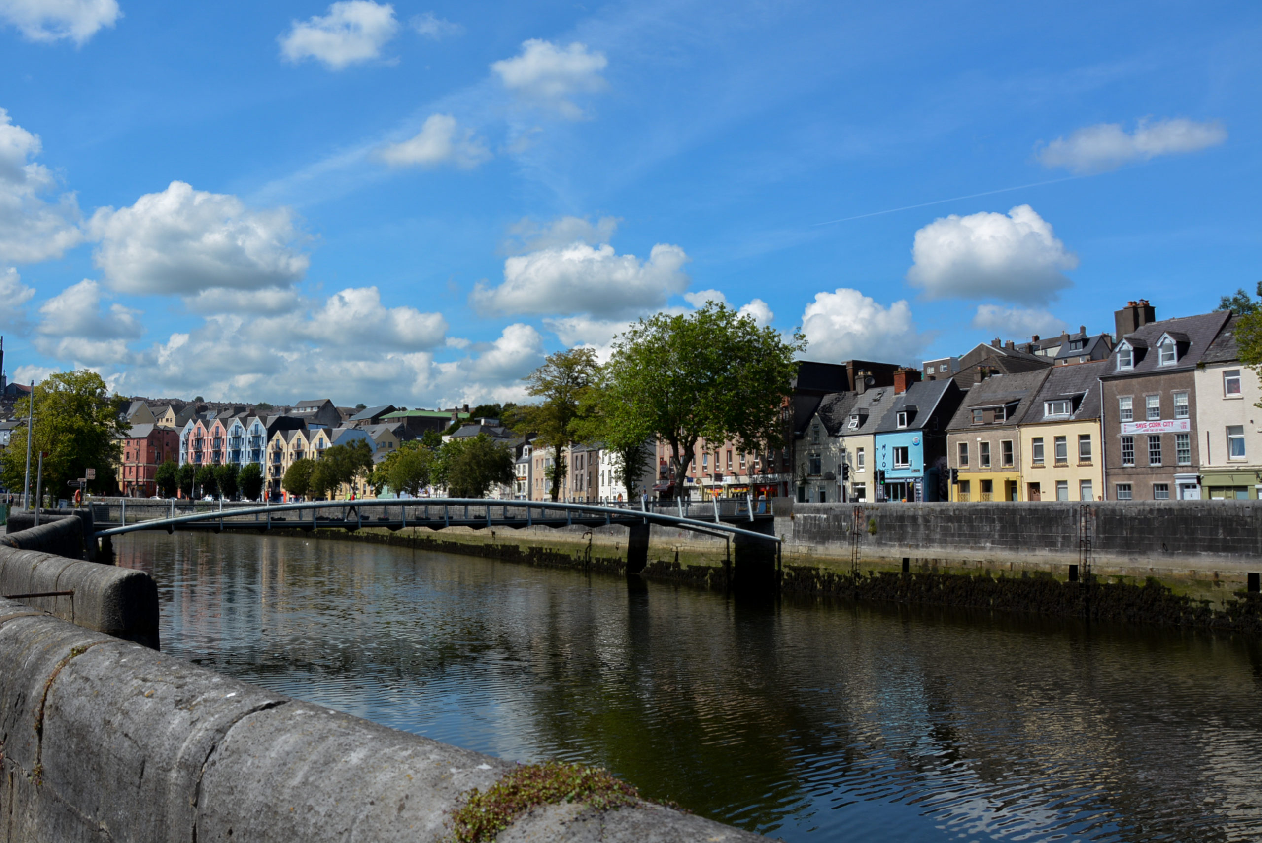 Cork city, one of our destinations